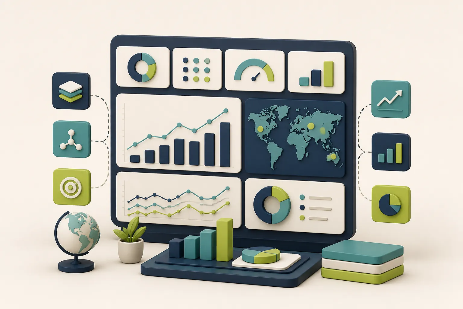 Illustratie bij Business intelligence