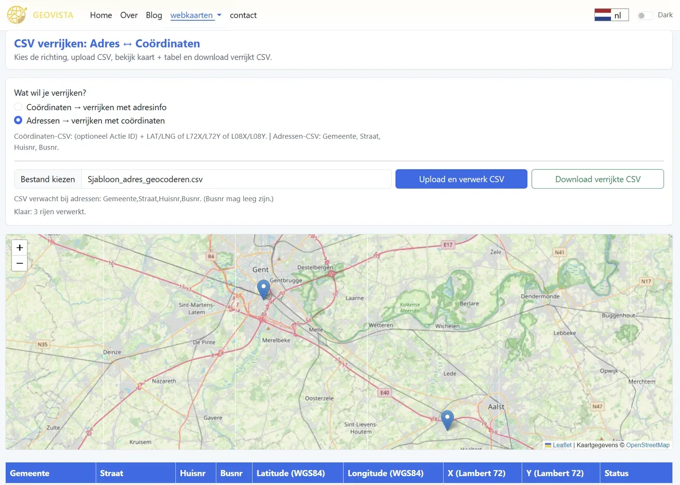 Demo ongevallendashboard