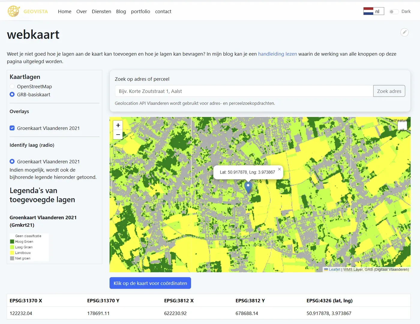Illustratie bij Beknopte handleiding voor een interactieve webkaart