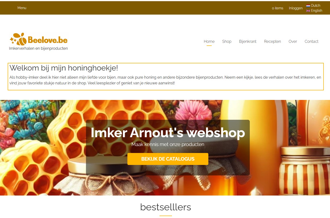 Webdesign Imkervereniging Vlaanderen